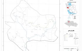 نقشه روستاهای شهرستان دلفان