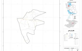 نقشه روستاهای شهرستان البرز