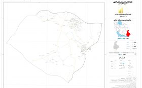 نقشه روستاهای شهرستان چابهار