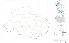 نقشه روستاهای شهرستان بانه