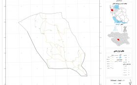 نقشه روستاهای شهرستان سنندج