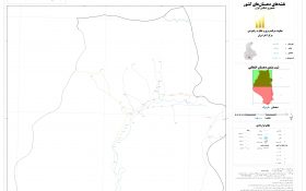 نقشه روستاهای شهرستان نیک شهر