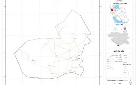 نقشه روستاهای شهرستان کامیاران