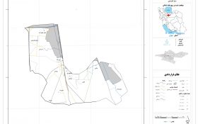 نقشه روستاهای شهرستان ری