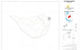 نقشه روستاهای شهرستان میبد