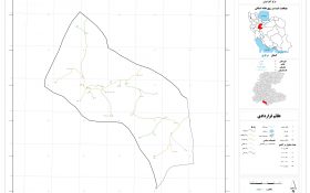 نقشه روستاهای شهرستان خمین