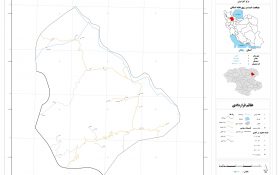 نقشه روستاهای شهرستان طارم