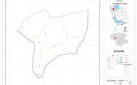 نقشه روستاهای شهرستان ماهنشان