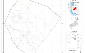 نقشه روستاهای شهرستان خاتم