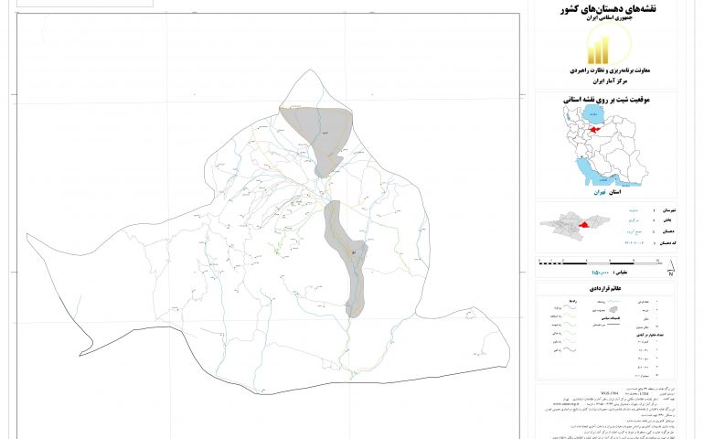 نقشه روستای جمع آبرود