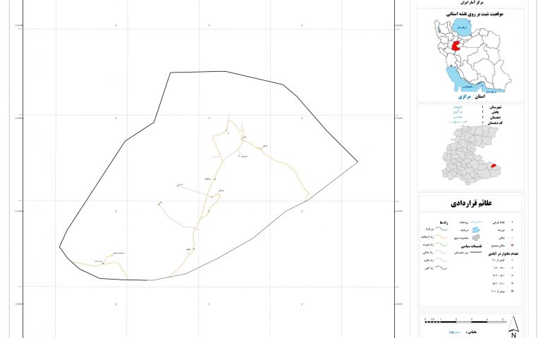 نقشه روستای جاسب