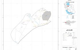 نقشه روستاهای شهرستان شهریار