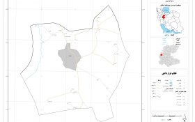 نقشه روستاهای شهرستان کمیجان