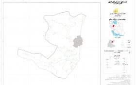 نقشه روستاهای شهرستان ساوه