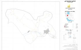 نقشه روستاهای شهرستان شازند