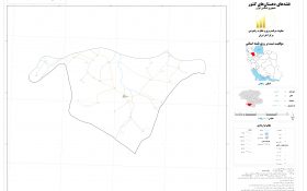 نقشه روستاهای شهرستان خدابنده