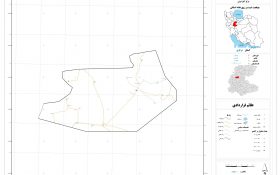 نقشه روستاهای شهرستان فراهان