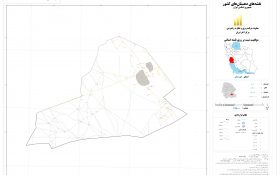 نقشه روستاهای شهرستان امیدیه