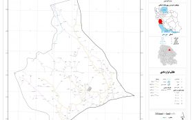 نقشه روستاهای شهرستان اندیکا