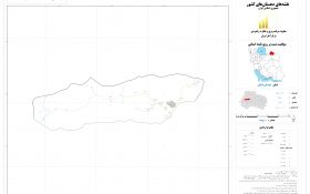 نقشه روستاهای شهرستان مانه و سملقان