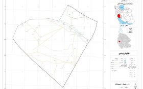 نقشه روستاهای شهرستان هویزه