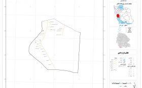 نقشه روستاهای شهرستان آبادان