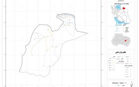 نقشه روستاهای شهرستان شیروان