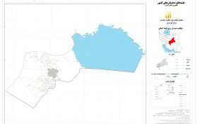 نقشه روستاهای شهرستان ابرکوه
